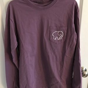 Ivory Ella long sleeve purple top